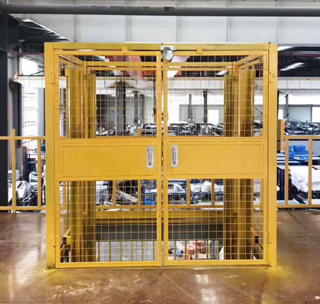 七台河智能导轨式升降机亮相